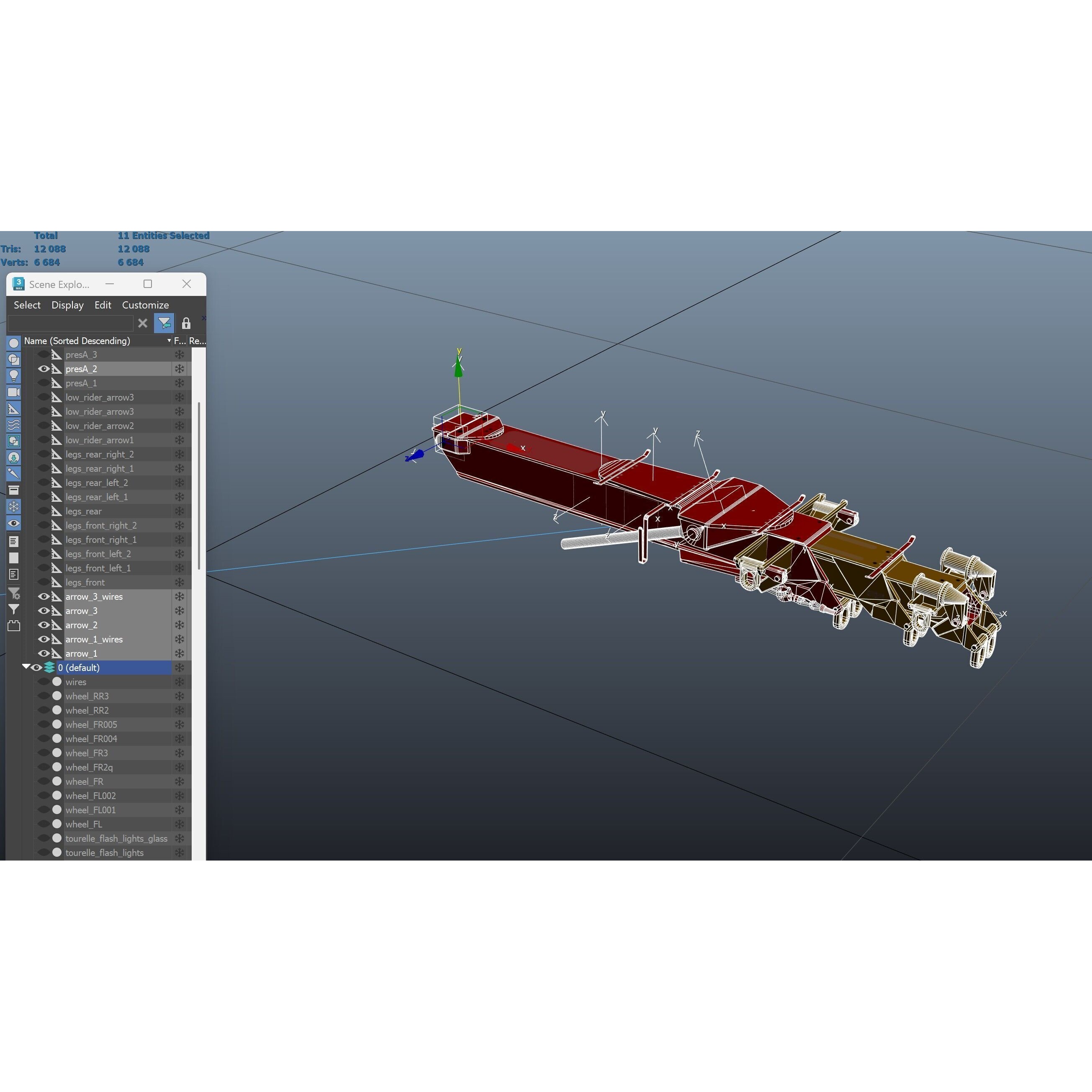 Tweensteer Kenworth W900 Wrecker - Low-Poly Game-Ready 3D Model - View 38