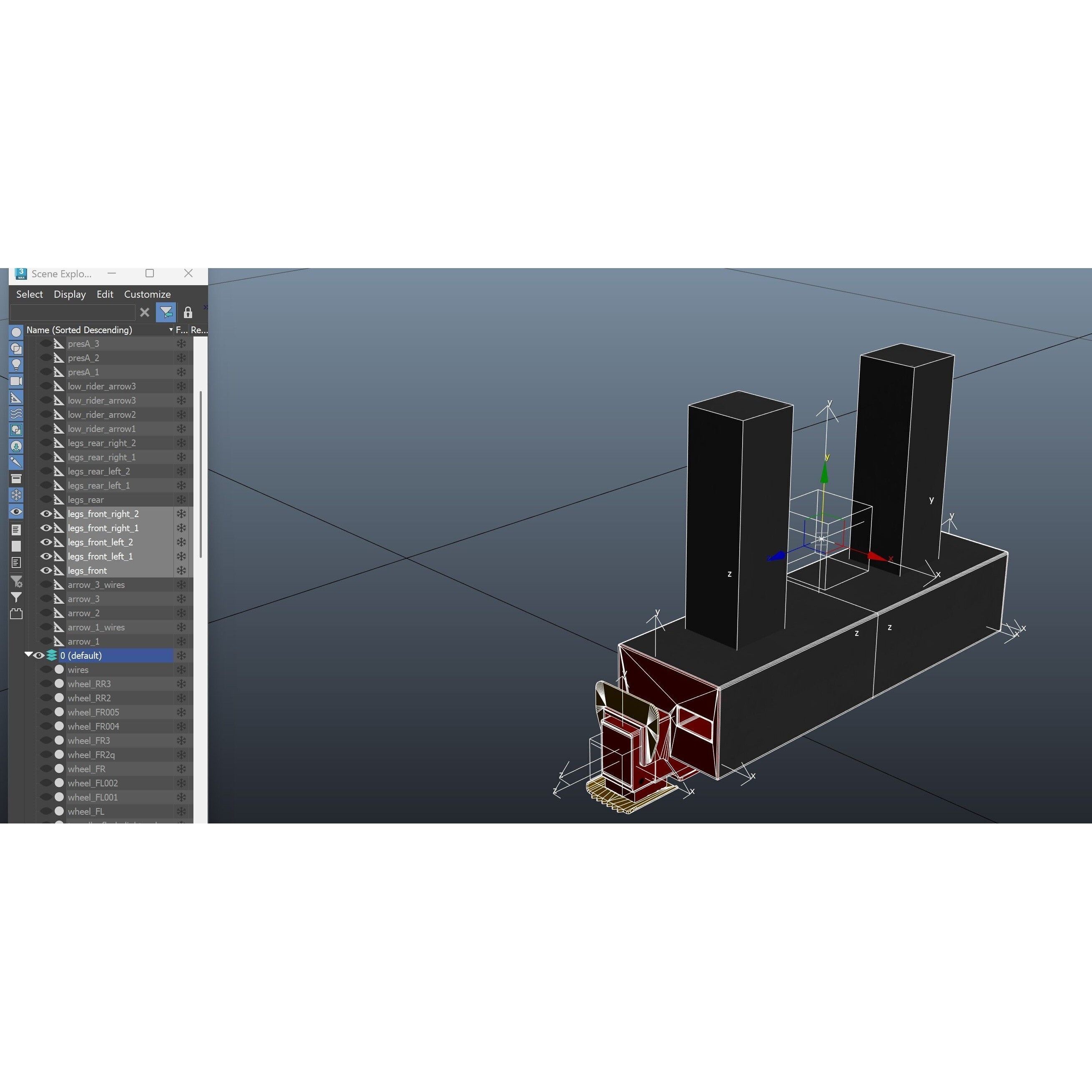 Tweensteer Kenworth W900 Wrecker - Low-Poly Game-Ready 3D Model - View 40