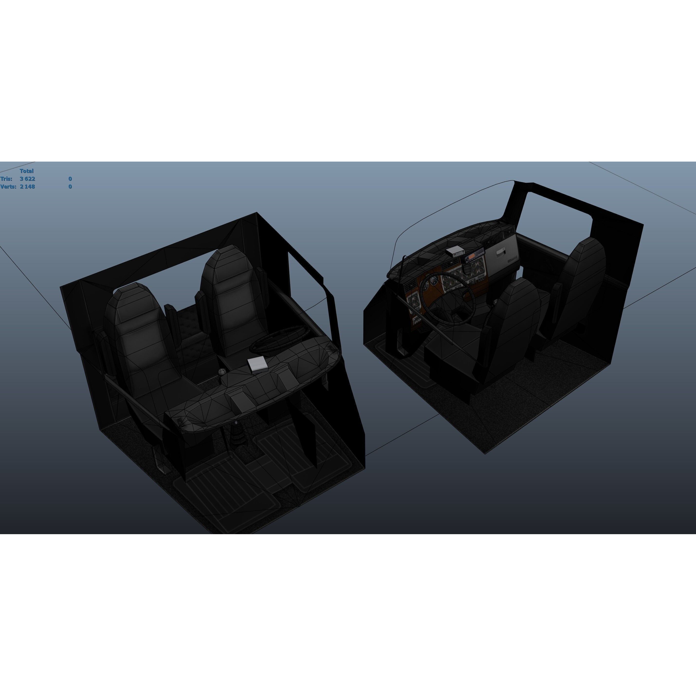 Tweensteer Kenworth W900 Wrecker - Low-Poly Game-Ready 3D Model - View 42