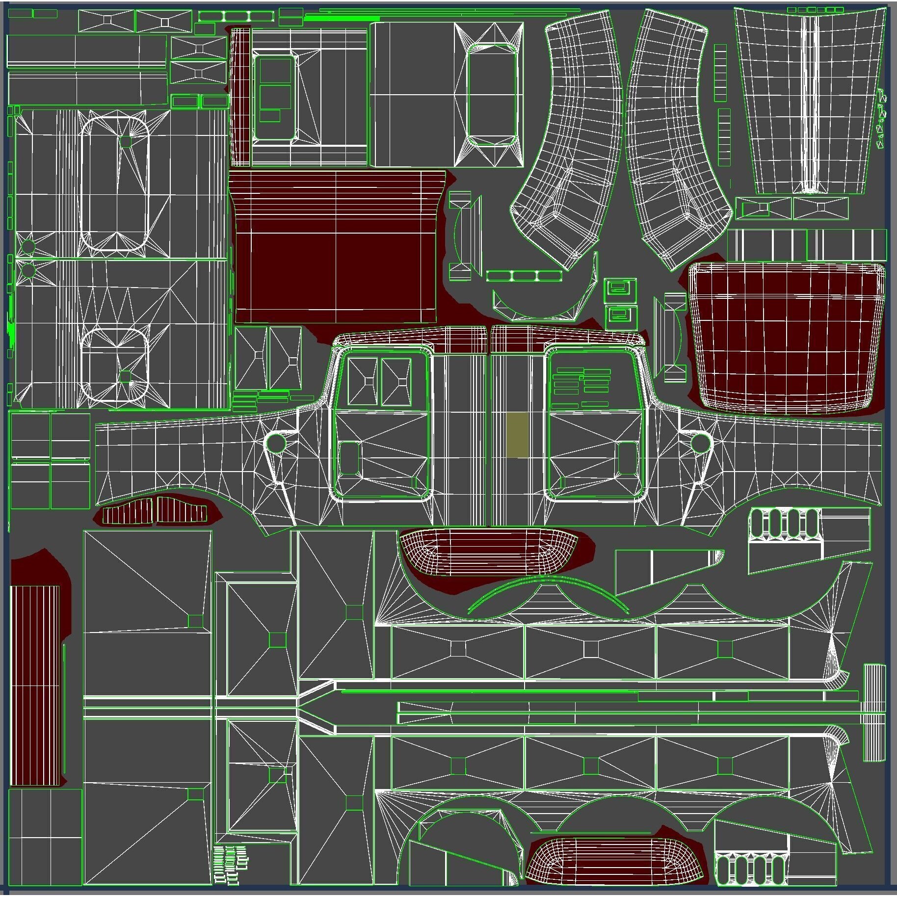Tweensteer Kenworth W900 Wrecker - Low-Poly Game-Ready 3D Model - View 44