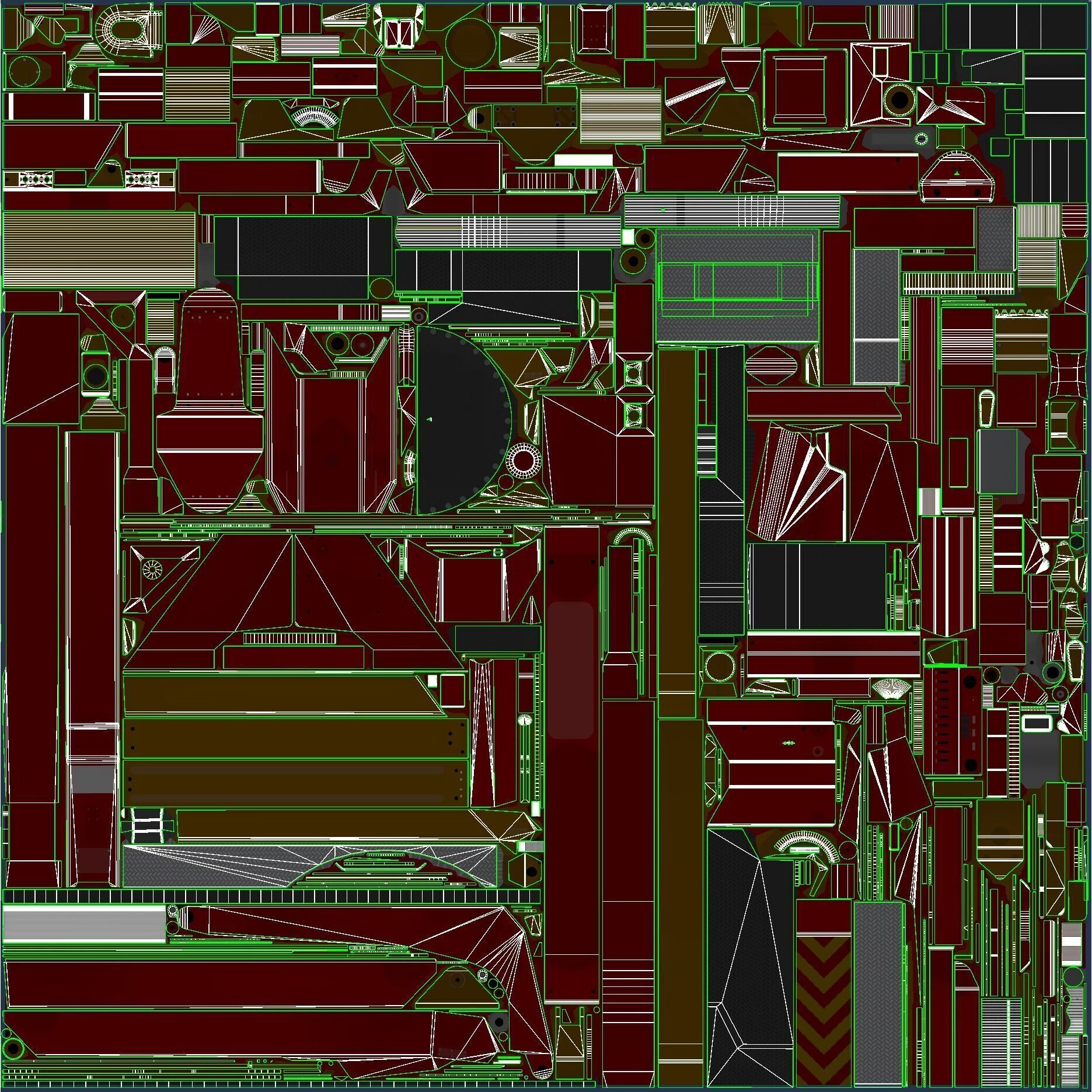 Tweensteer Kenworth W900 Wrecker - Low-Poly Game-Ready 3D Model - View 45