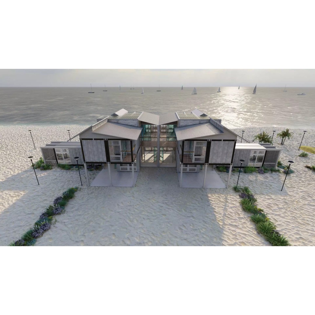 Villa 3D Model – Modern Temporary Accommodation, PBR, FBX - View 21