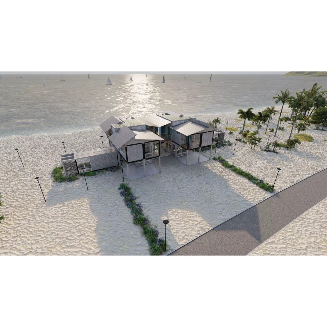 Villa 3D Model – Modern Temporary Accommodation, PBR, FBX - View 6