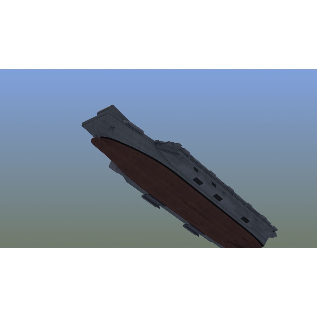Queen Elizabeth Class Carrier 3D Model – Military Watercraft, FBX, PBR - View 18