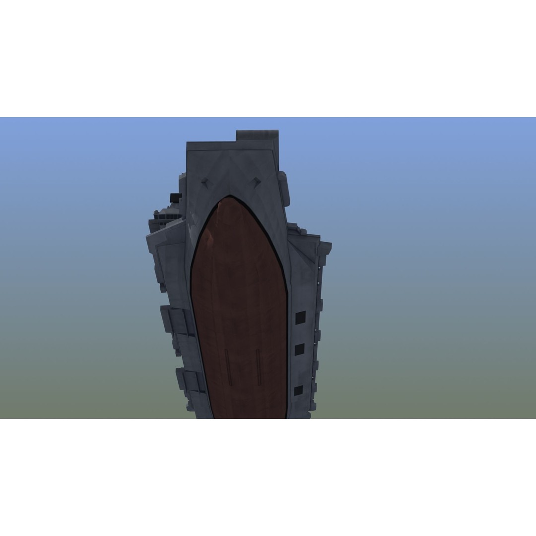 Queen Elizabeth Class Carrier 3D Model – Military Watercraft, FBX, PBR - View 19