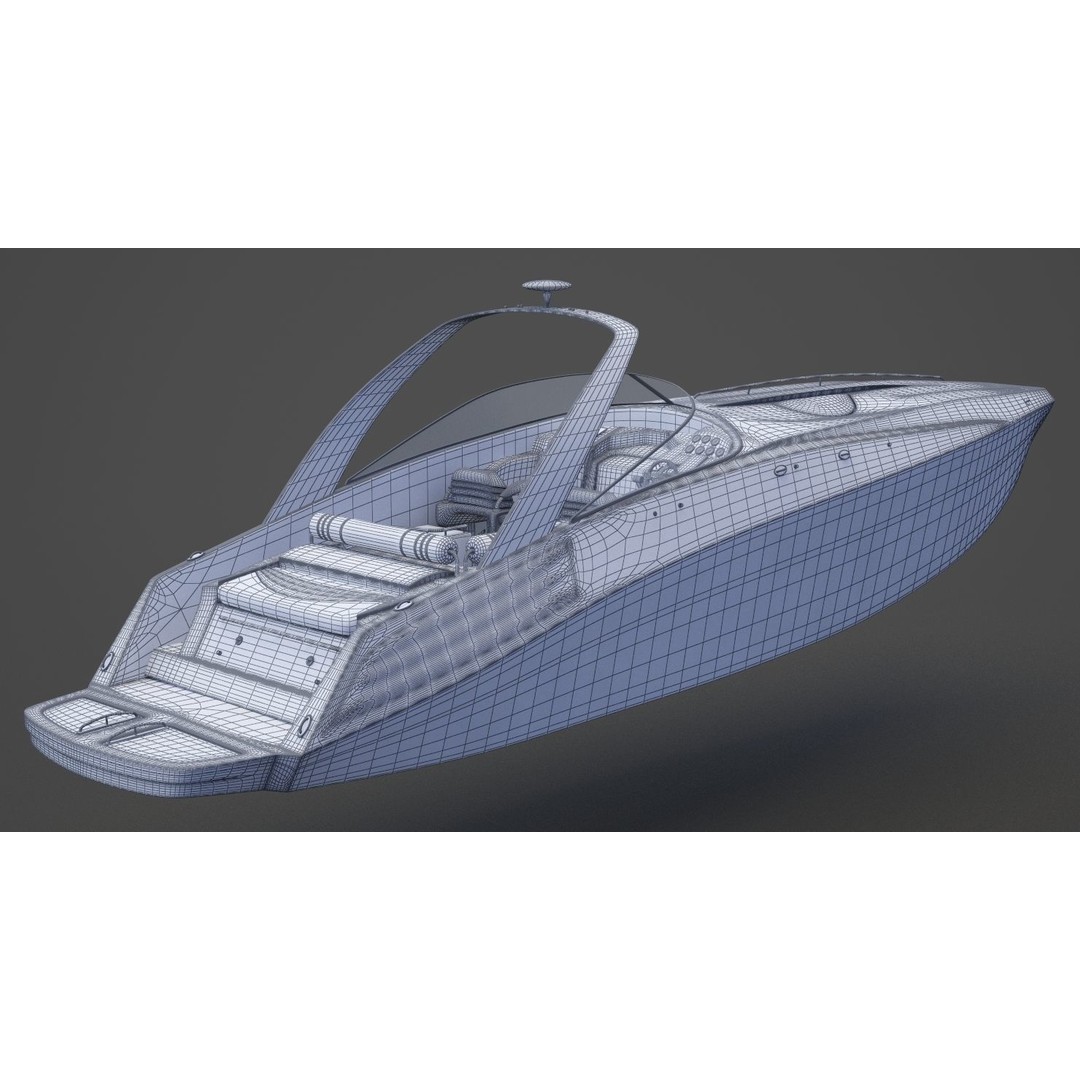 Motor Boat 3D Model – Photorealistic Watercraft for Animation - View 18