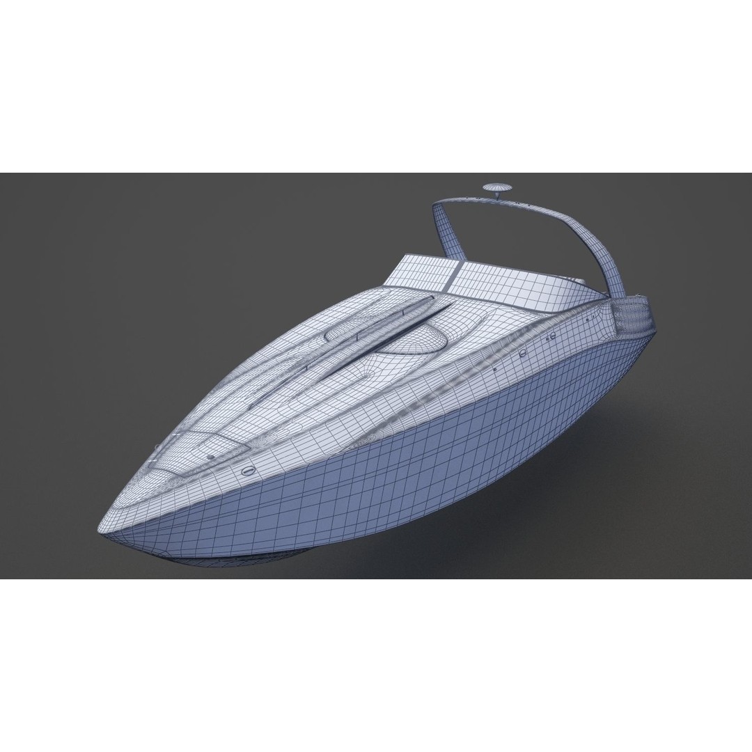 Motor Boat 3D Model – Photorealistic Watercraft for Animation - View 20