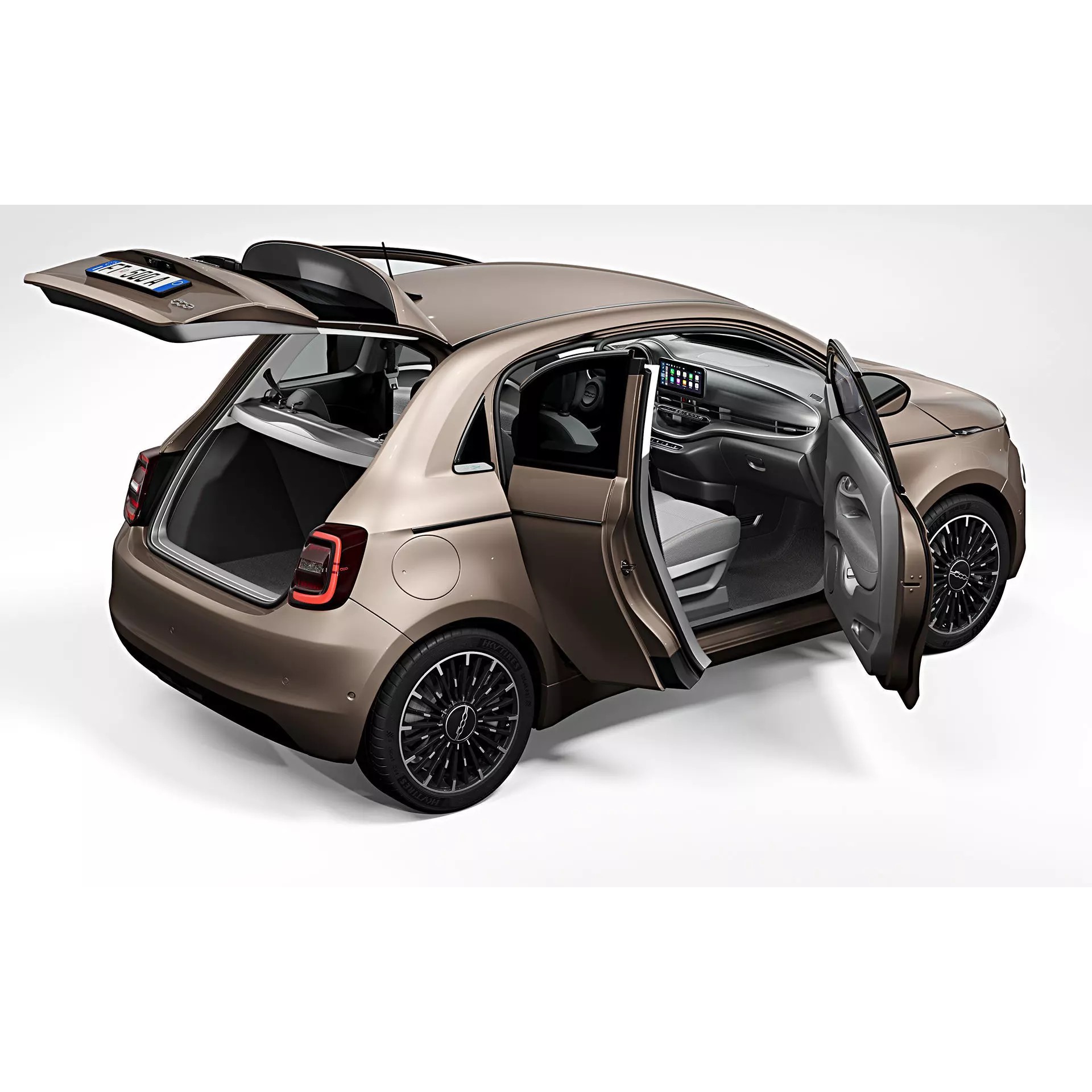 2021 Fiat 500 3+1 - Photorealistic 3D Model - View 10