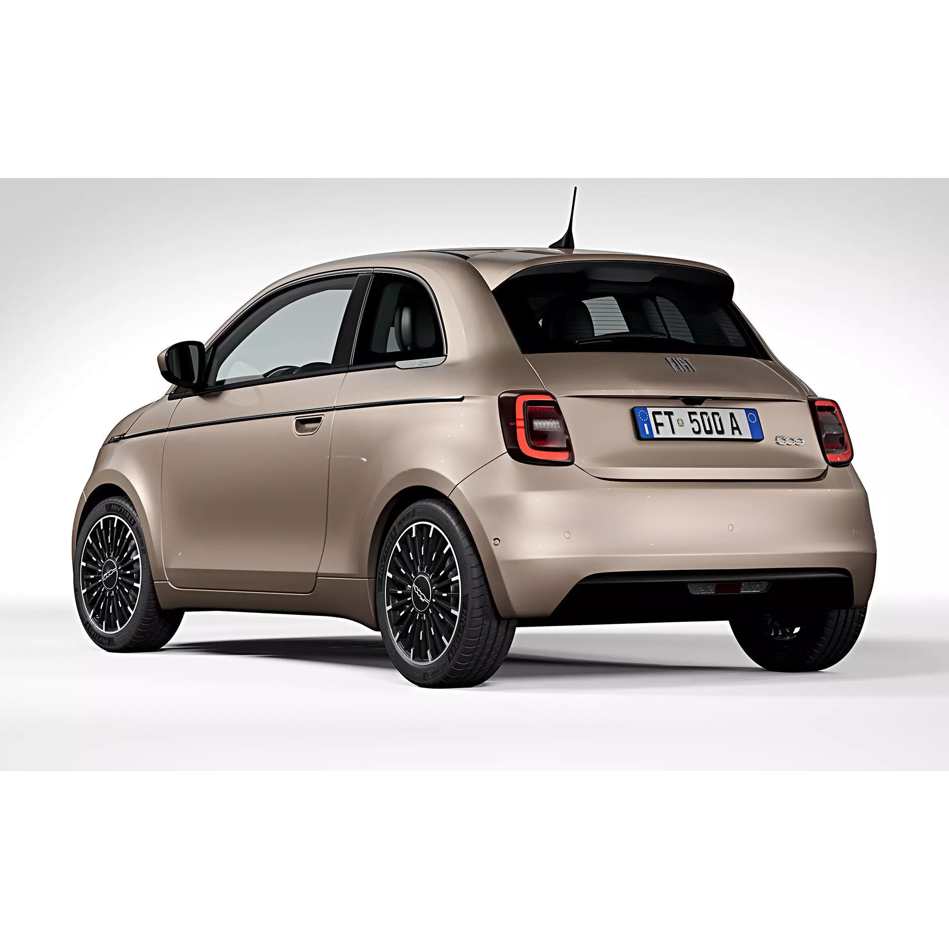 2021 Fiat 500 3+1 - Photorealistic 3D Model - View 3
