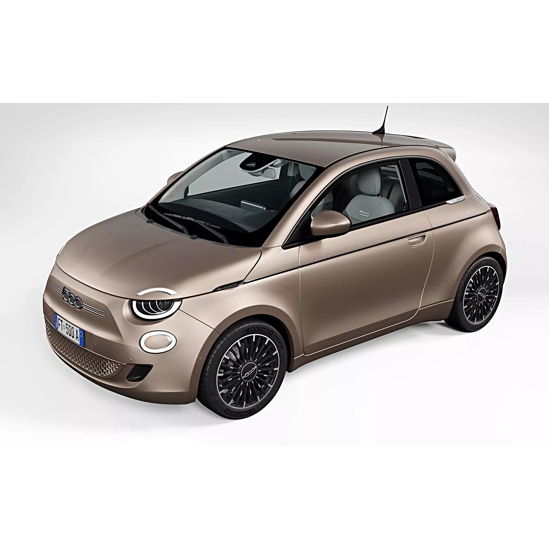 2021 Fiat 500 3+1 - Photorealistic 3D Model - View 7