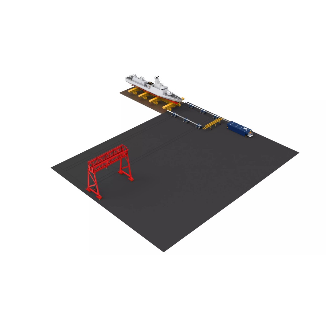 Docking Shiplift 3D Model – Low Poly Industrial Asset, FBX