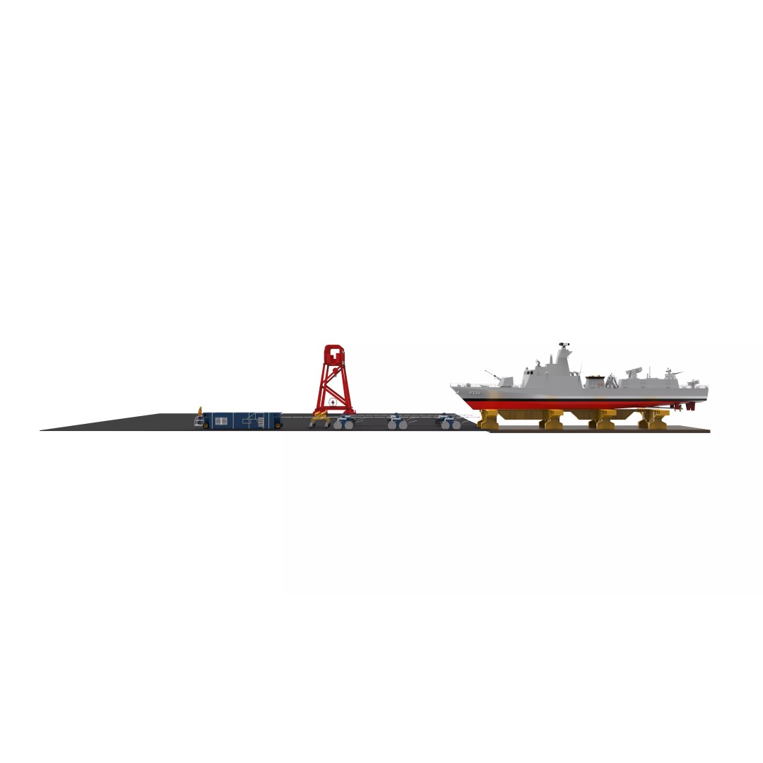 Docking Shiplift 3D Model – Low Poly Industrial Asset, FBX - View 6
