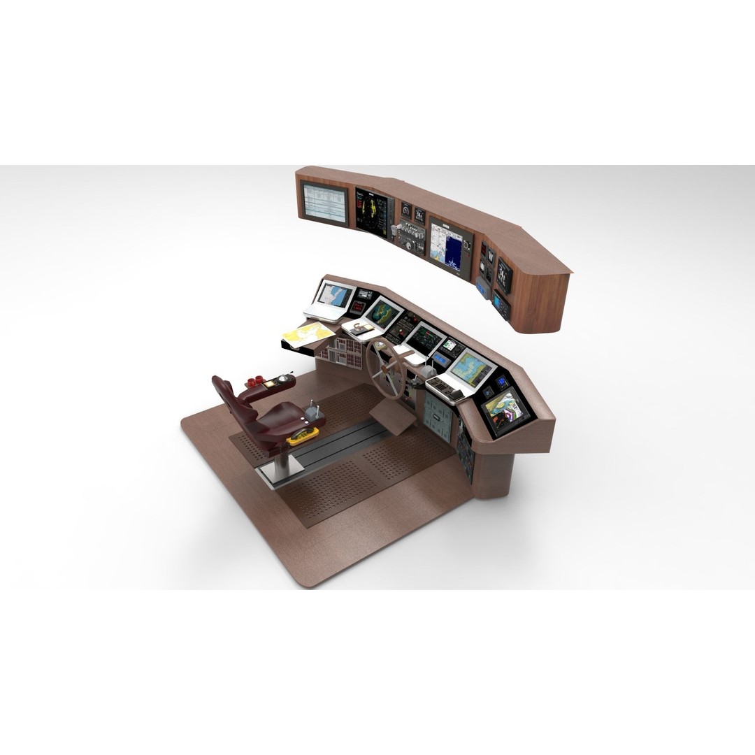 Navigation Boat 3D Model – Detailed Marine Vessel, FBX, PBR - View 3