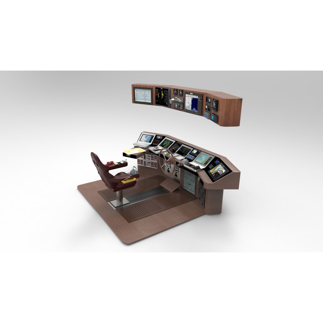 Navigation Boat 3D Model – Detailed Marine Vessel, FBX, PBR - View 6