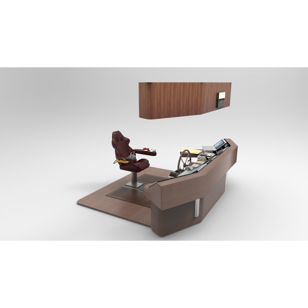 Navigation Boat 3D Model – Detailed Marine Vessel, FBX, PBR - View 7