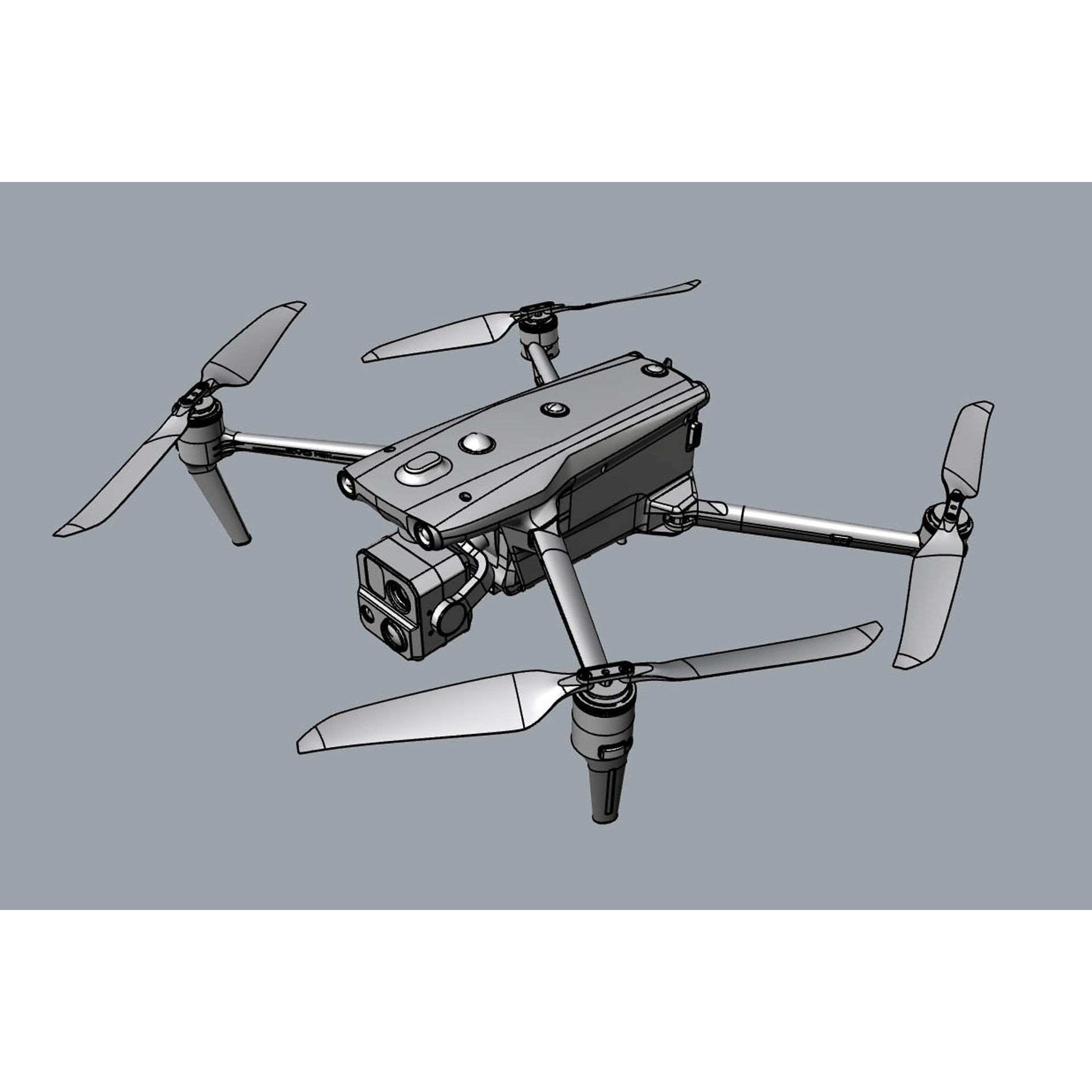 Autel Robotics EVO Max - Game-Ready 3D Model - View 19