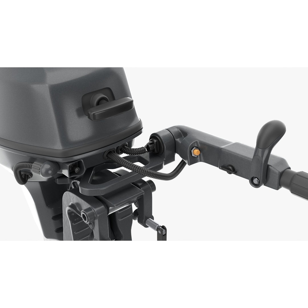 Outboard Motor 3D Model – PBR Game-Ready Asset, FBX/OBJ - View 10