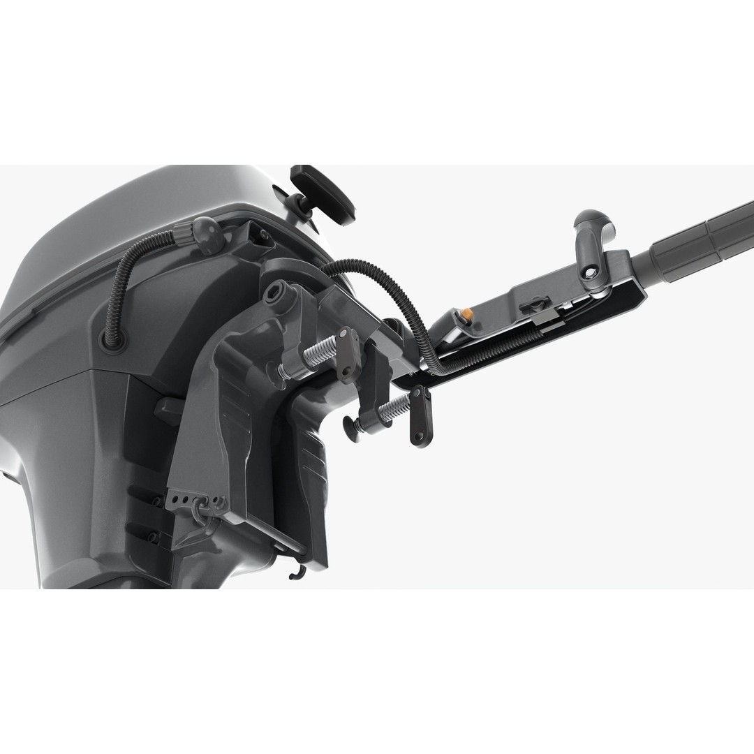 Outboard Motor 3D Model – PBR Game-Ready Asset, FBX/OBJ - View 11
