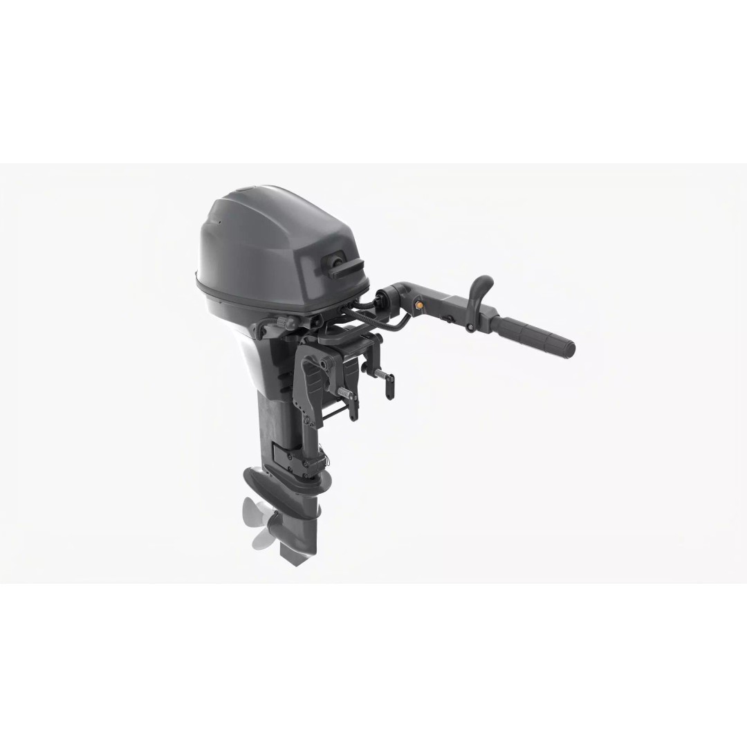 Outboard Motor 3D Model – PBR Game-Ready Asset, FBX/OBJ - View 2
