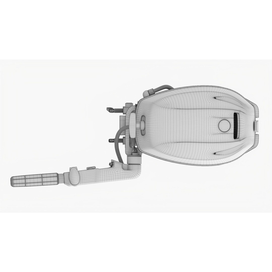 Outboard Motor 3D Model – PBR Game-Ready Asset, FBX/OBJ - View 25
