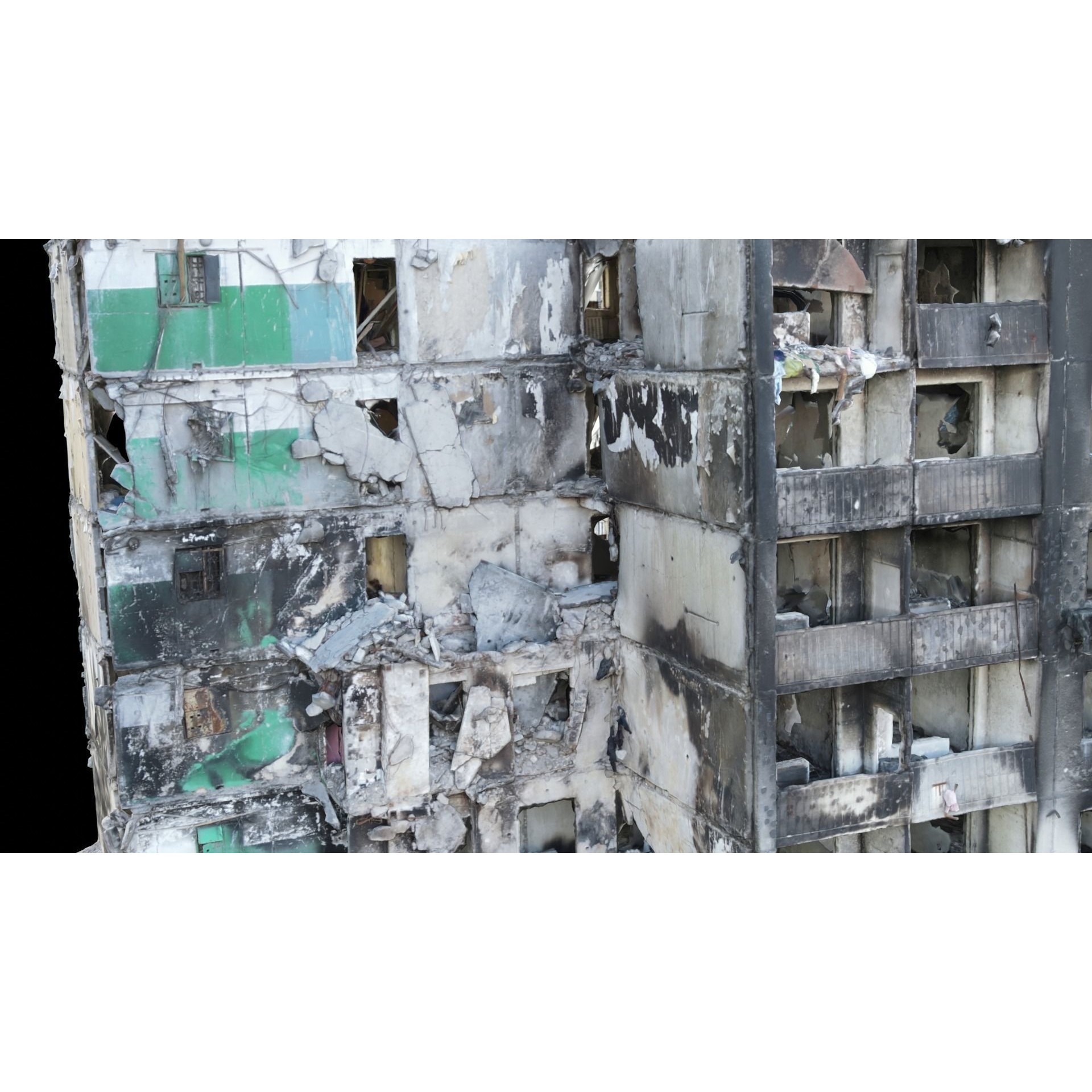 Ukraine Buildings Set - High-Quality Scanned 3D Model - View 15