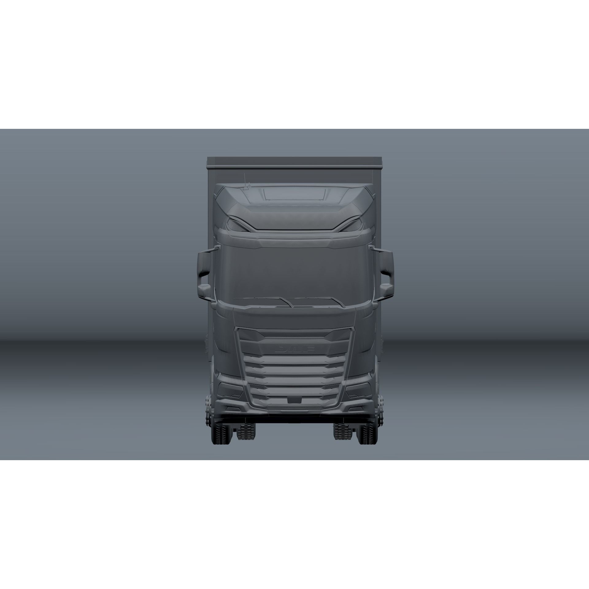2021 DAF XG 480 Sider Trailer - High-Detail 3D Model - View 14