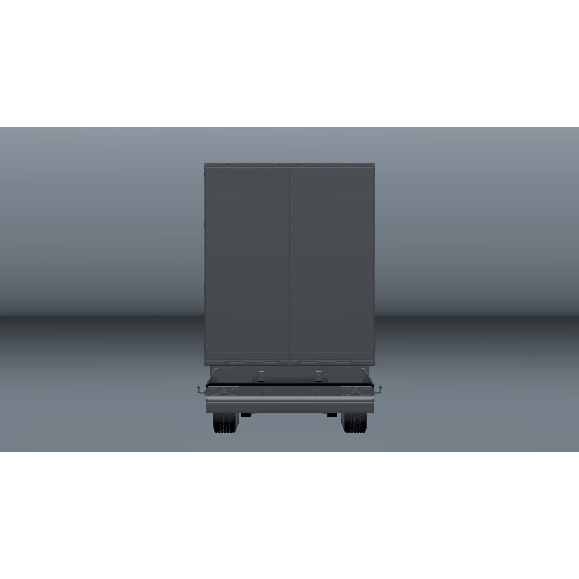 2021 DAF XG 480 Sider Trailer - High-Detail 3D Model - View 18