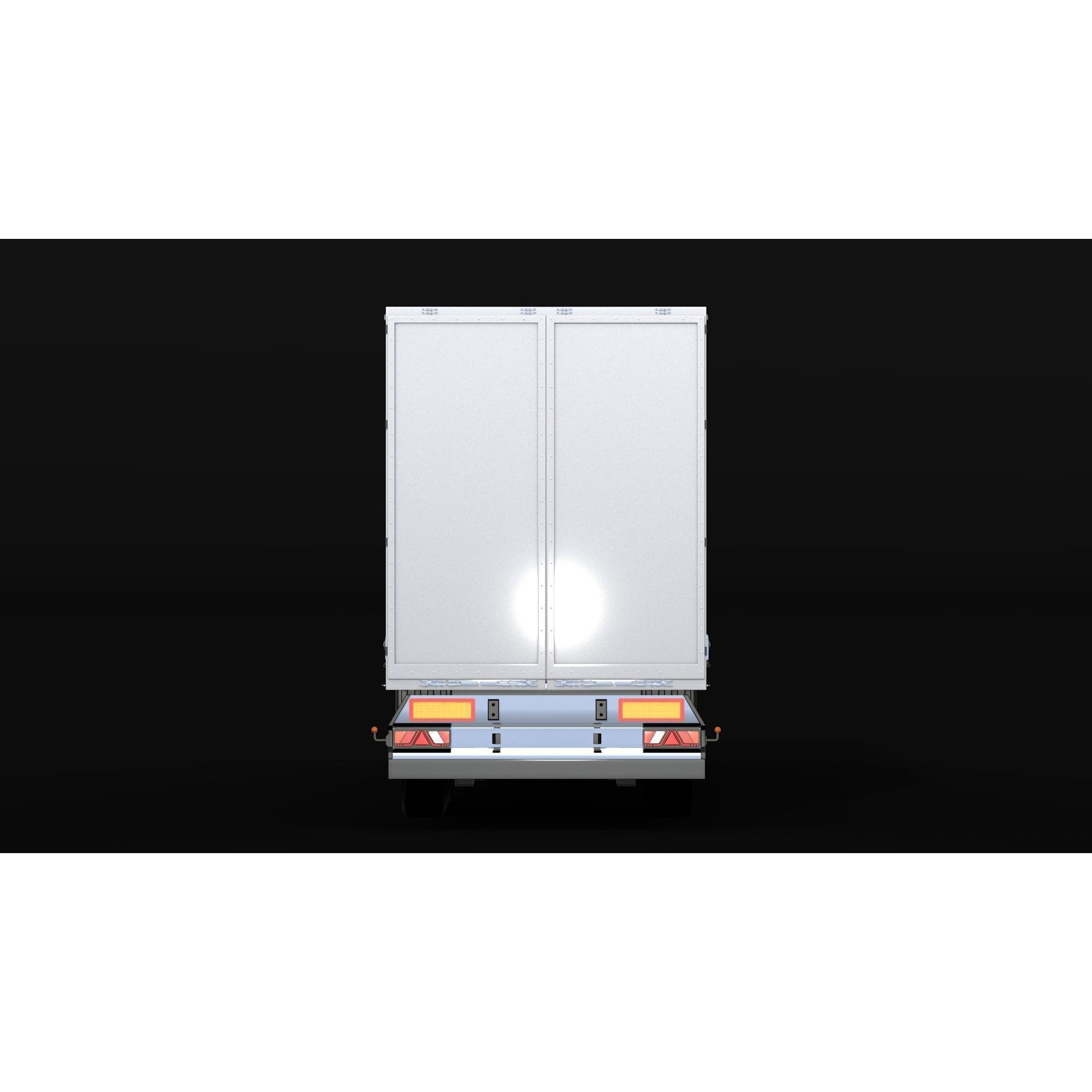 2021 DAF XG 480 Sider Trailer - High-Detail 3D Model - View 8