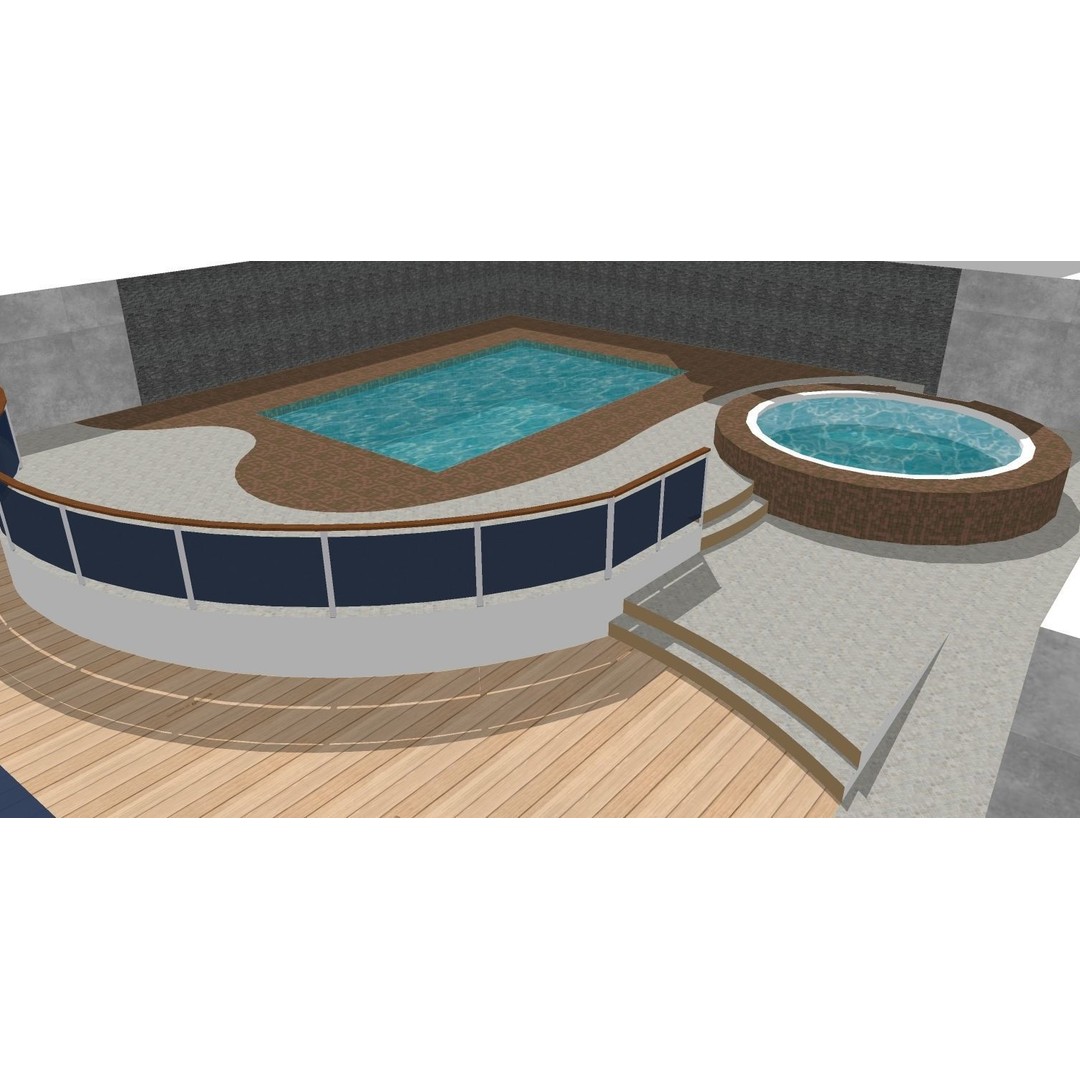 MSC World America 3D Model – High Poly Watercraft with Rigging, FBX - View 32