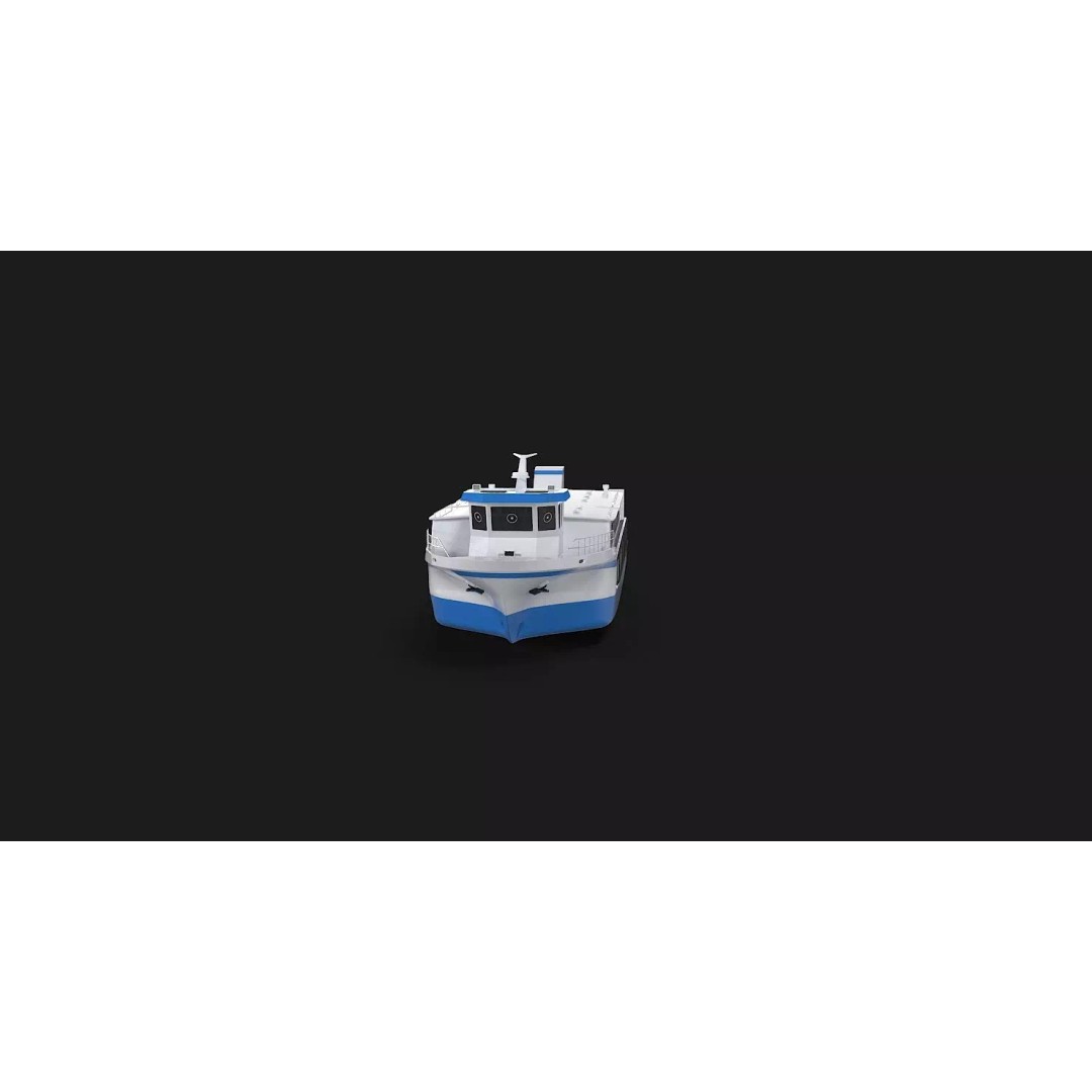 Water Taxi 3D Model – Realistic Vessel with PBR Textures, FBX - View 27