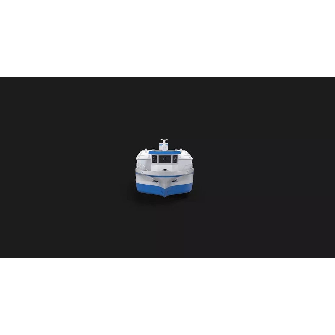 Water Taxi 3D Model – Realistic Vessel with PBR Textures, FBX - View 28