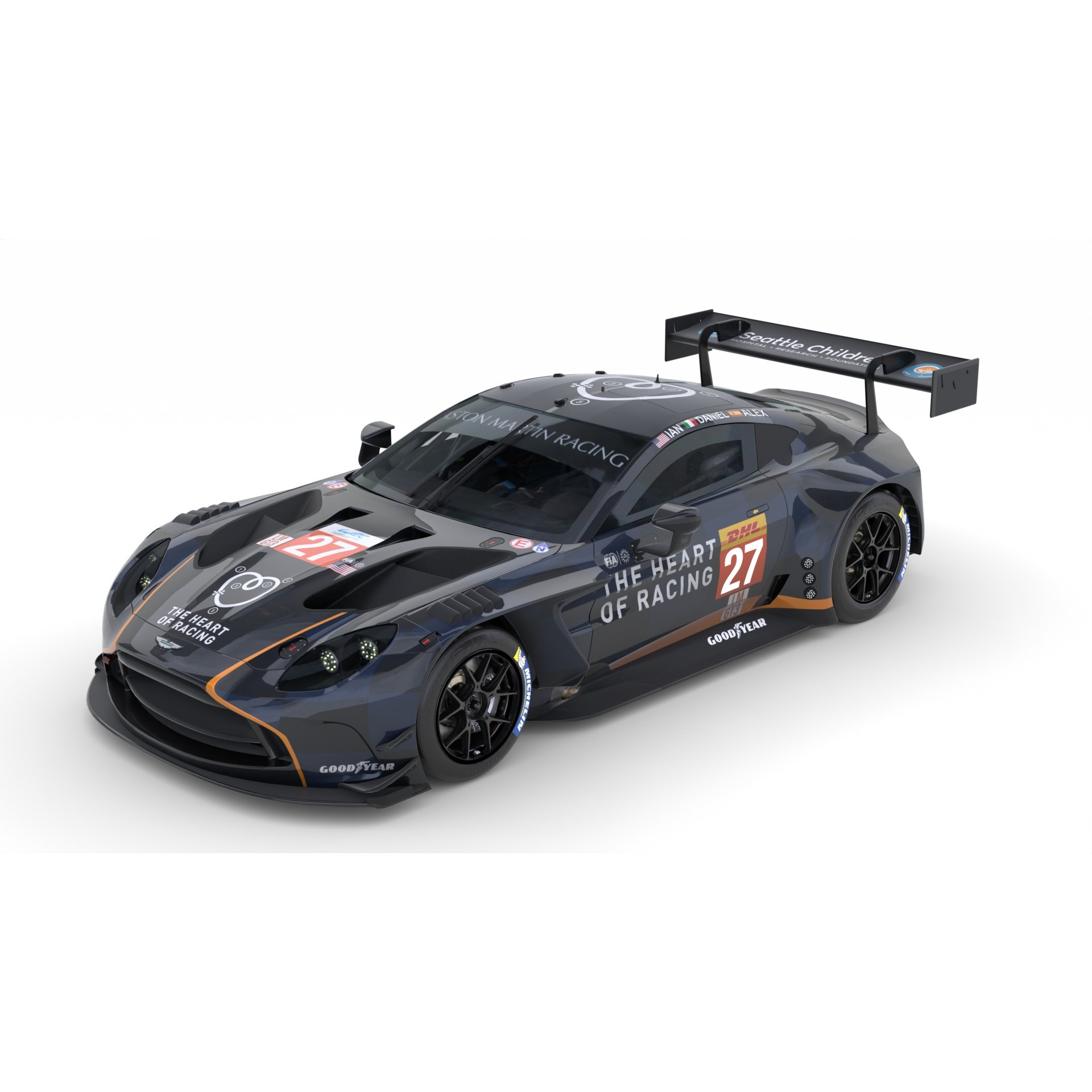 Aston Martin Vantage GT3 Evo 2024 - Game-Ready 3D Model - View 4