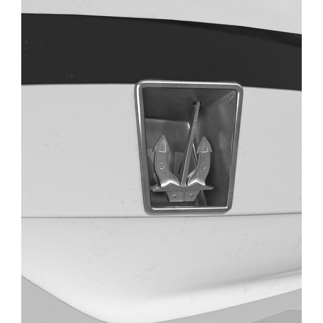 Yacht 3D Model – Low Poly Game Asset, PBR Textures, FBX/OBJ - View 8