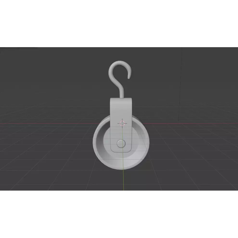 Old Pulley 3D Model – Vintage Industrial Tool, Game Ready FBX - View 17