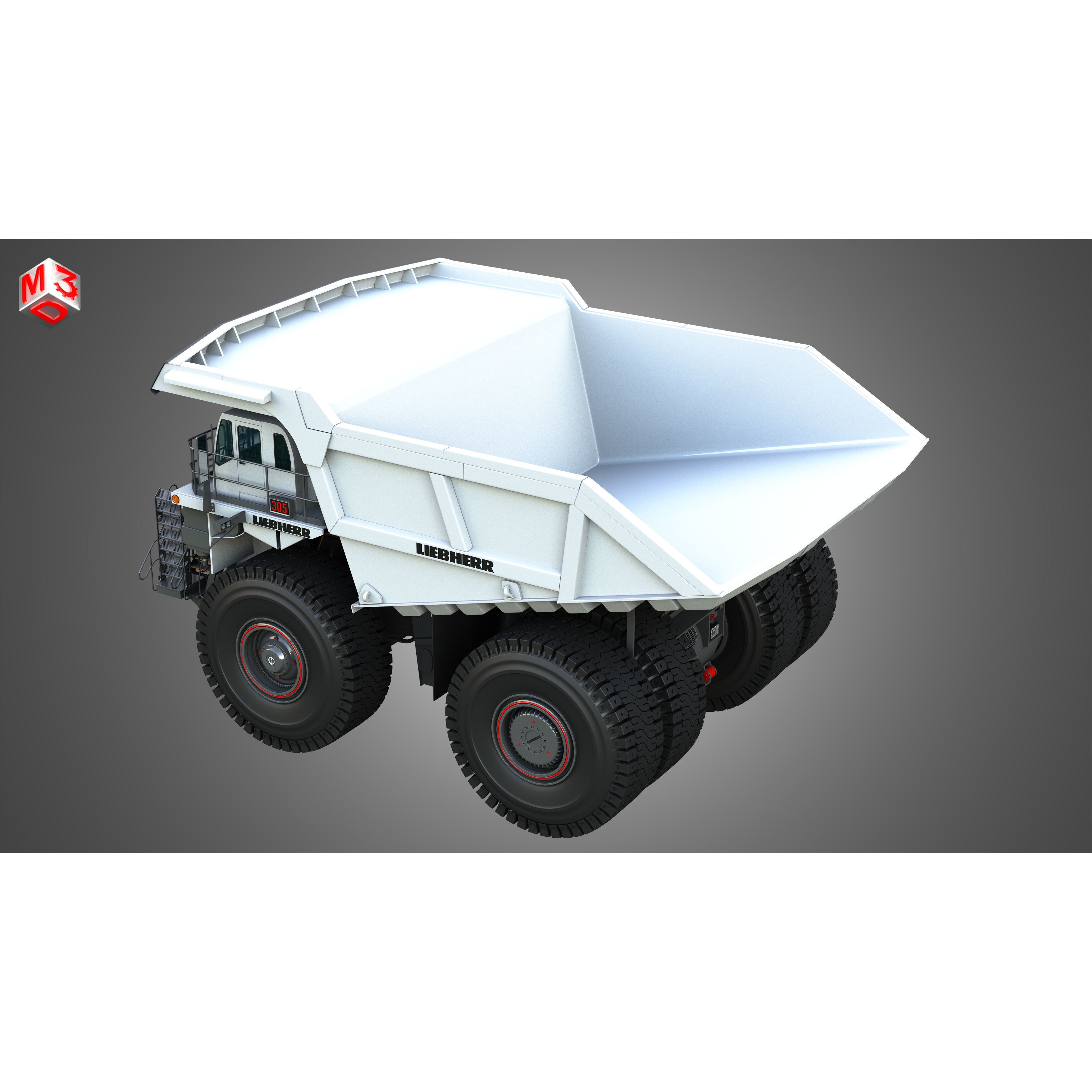 Liebherr T274 - High-Detail Mining Dump Truck 3D Model