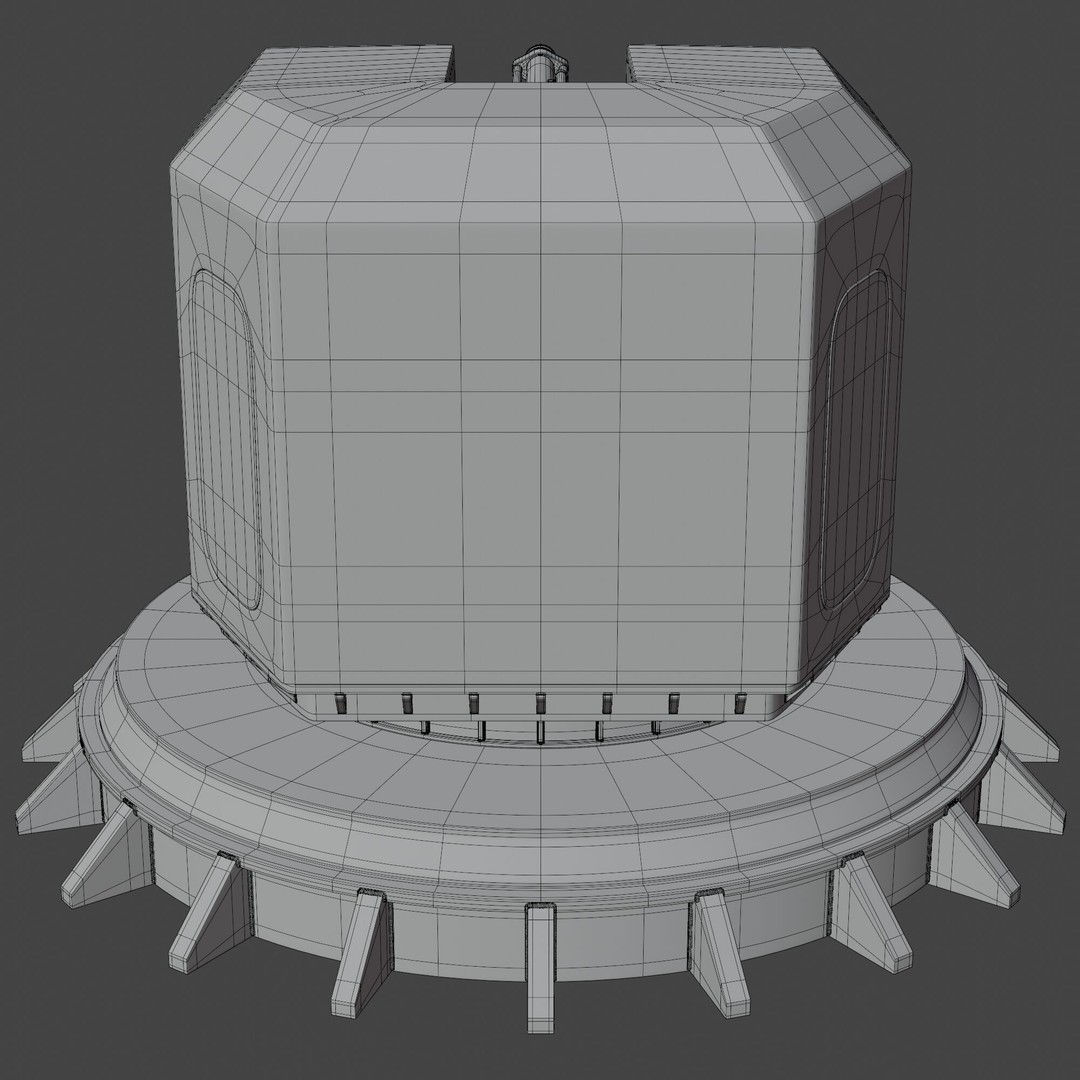 Military Ship Gun 3D Model – High Poly PBR Asset, FBX, Blender - View 13