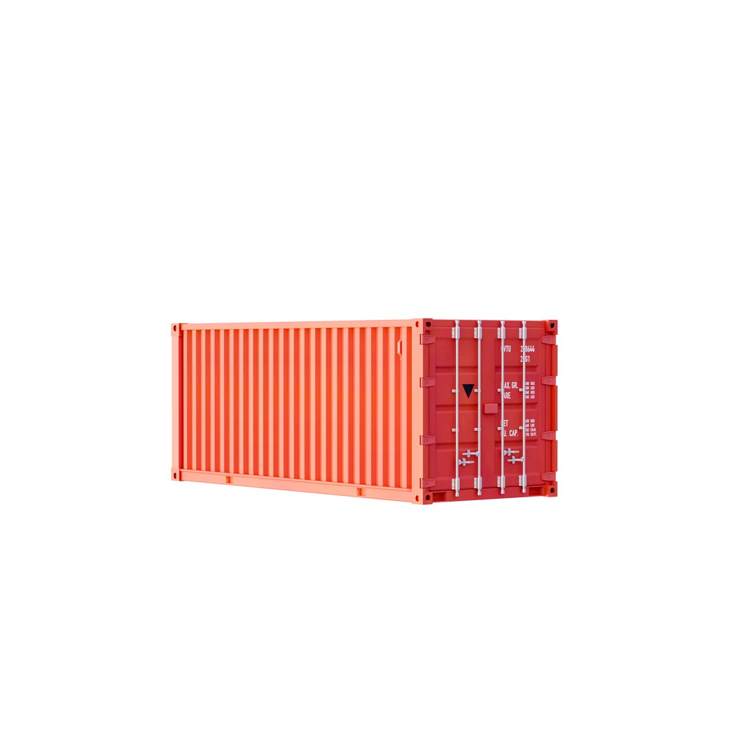 Container Ship 3D Model – Industrial Cargo Vessel, PBR, Blender, FBX - View 15