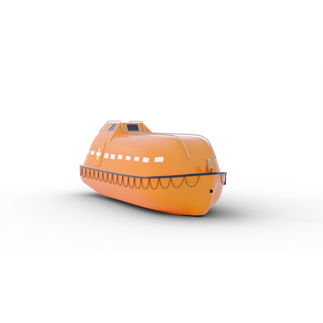 Container Ship 3D Model – Industrial Cargo Vessel, PBR, Blender, FBX - View 17