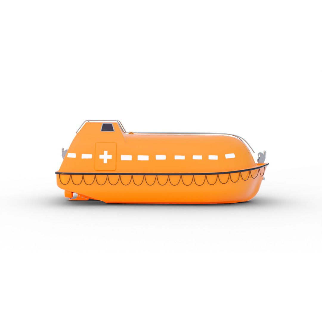 Container Ship 3D Model – Industrial Cargo Vessel, PBR, Blender, FBX - View 18