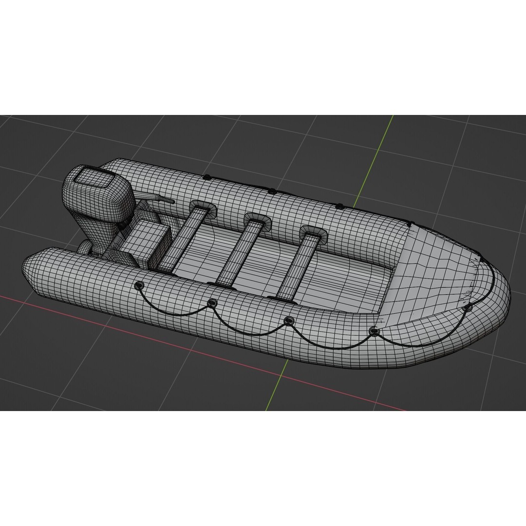Container Ship 3D Model – Industrial Cargo Vessel, PBR, Blender, FBX - View 22