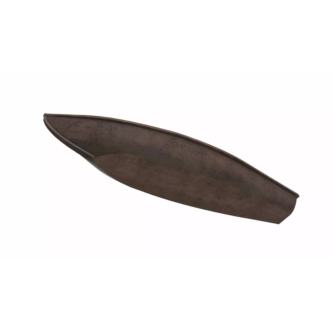 Wooden Boat 3D Model – Low Poly PBR Game Asset, FBX, OBJ - View 28