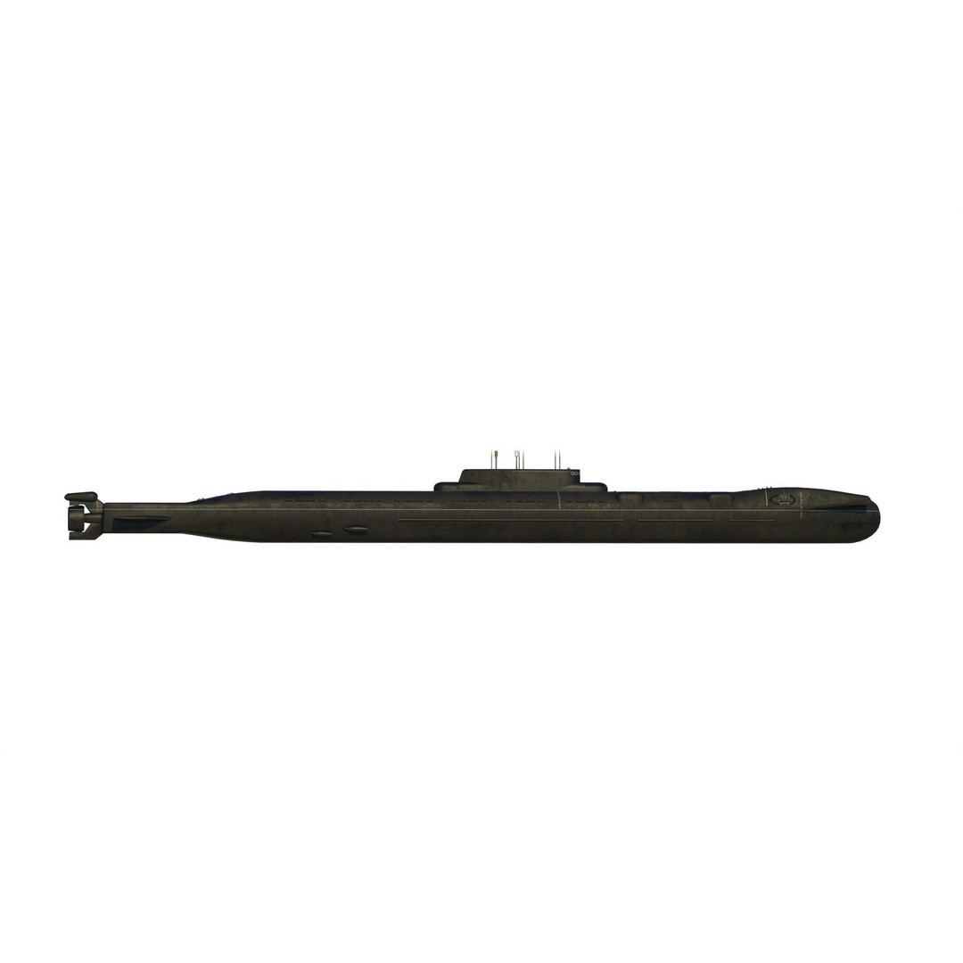 Project 717 Amphibious Transport Submarine 3D Model – PBR Game Asset, FBX - View 9