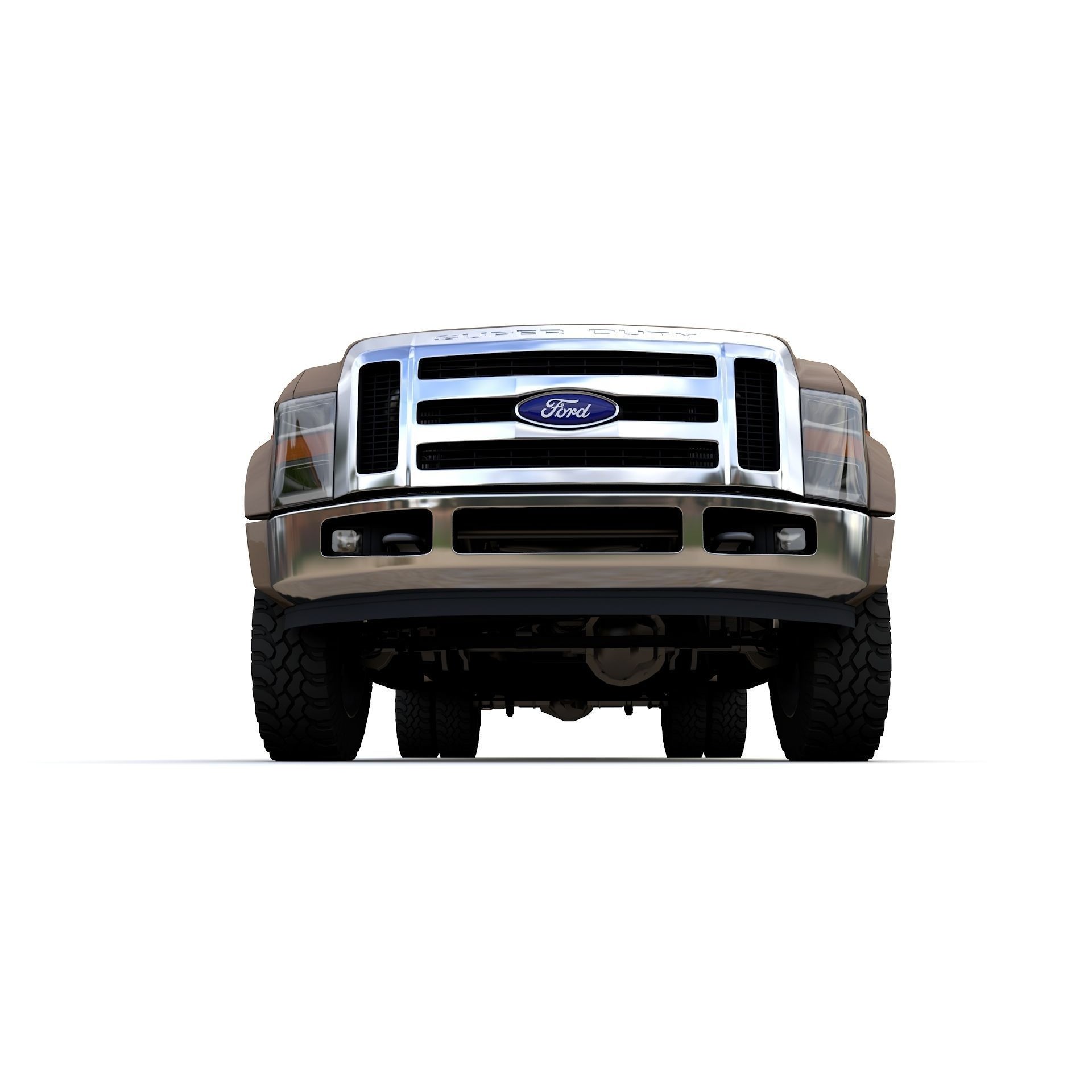 F250 XL Super Duty 2009 - High-Detail 3D Model - View 13