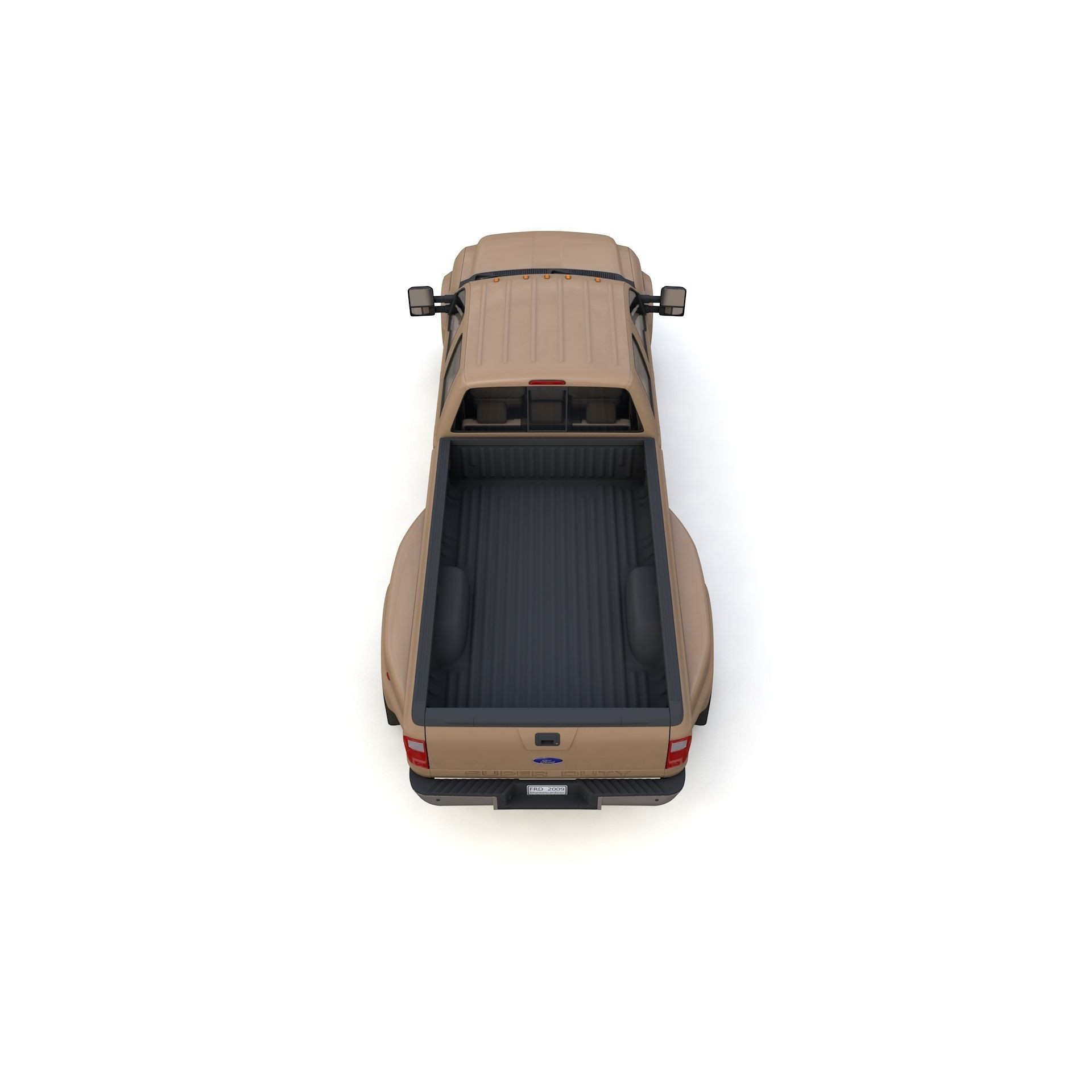 F250 XL Super Duty 2009 - High-Detail 3D Model - View 15
