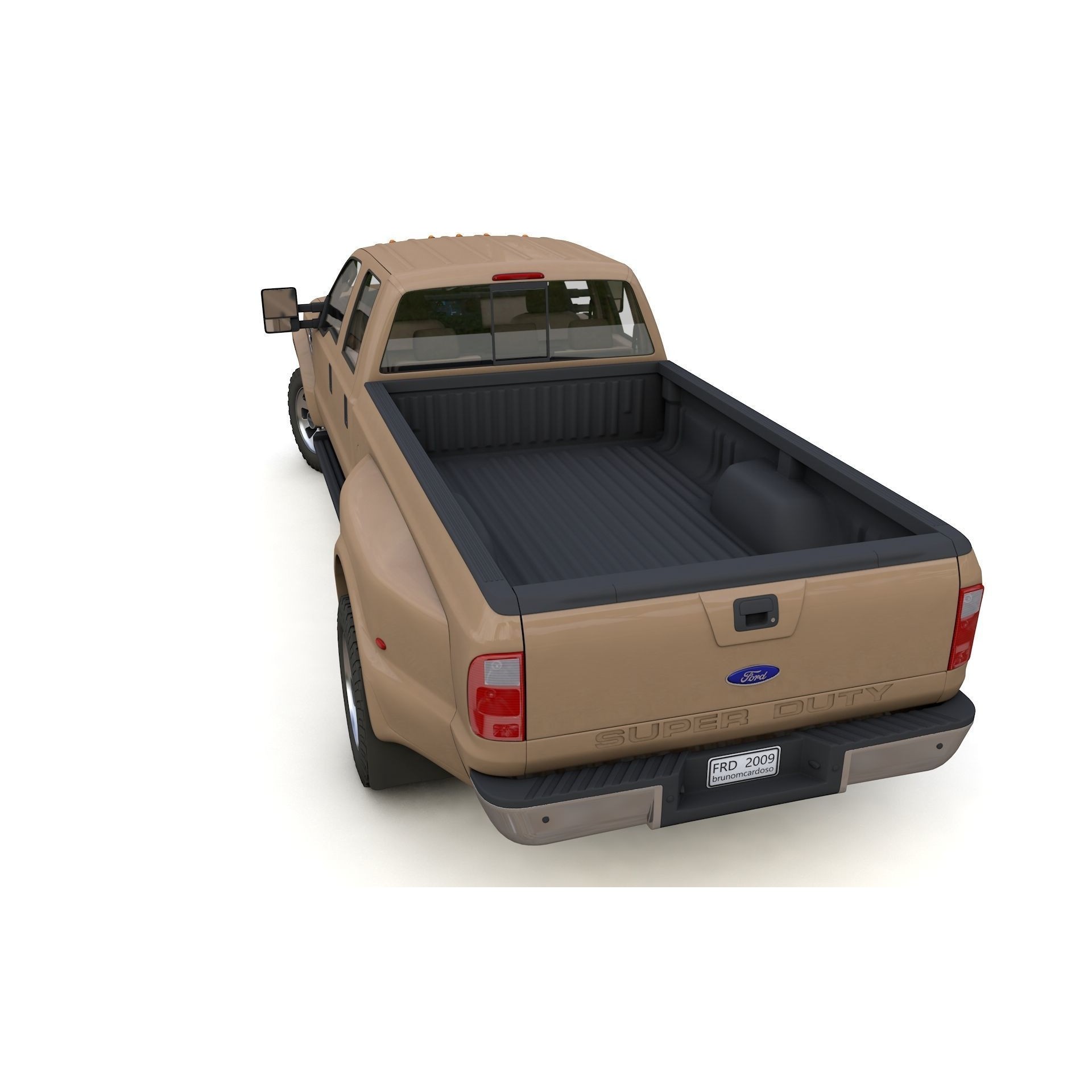 F250 XL Super Duty 2009 - High-Detail 3D Model - View 16