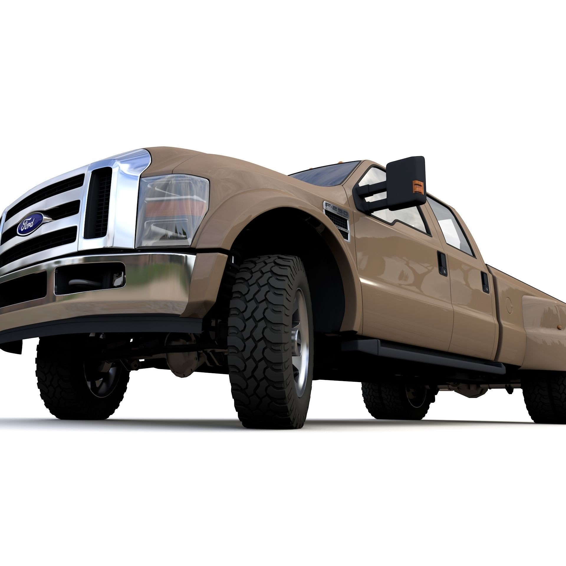 F250 XL Super Duty 2009 - High-Detail 3D Model - View 18