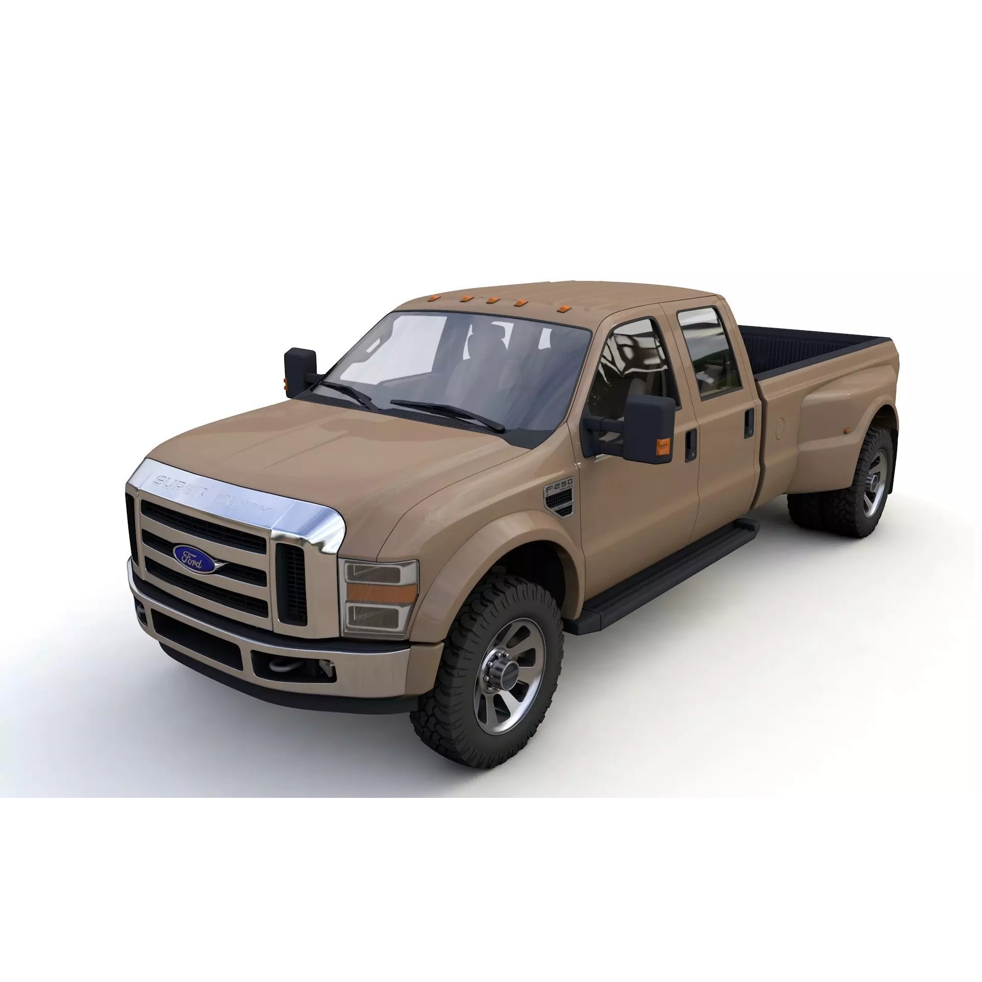 F250 XL Super Duty 2009 - High-Detail 3D Model - View 2