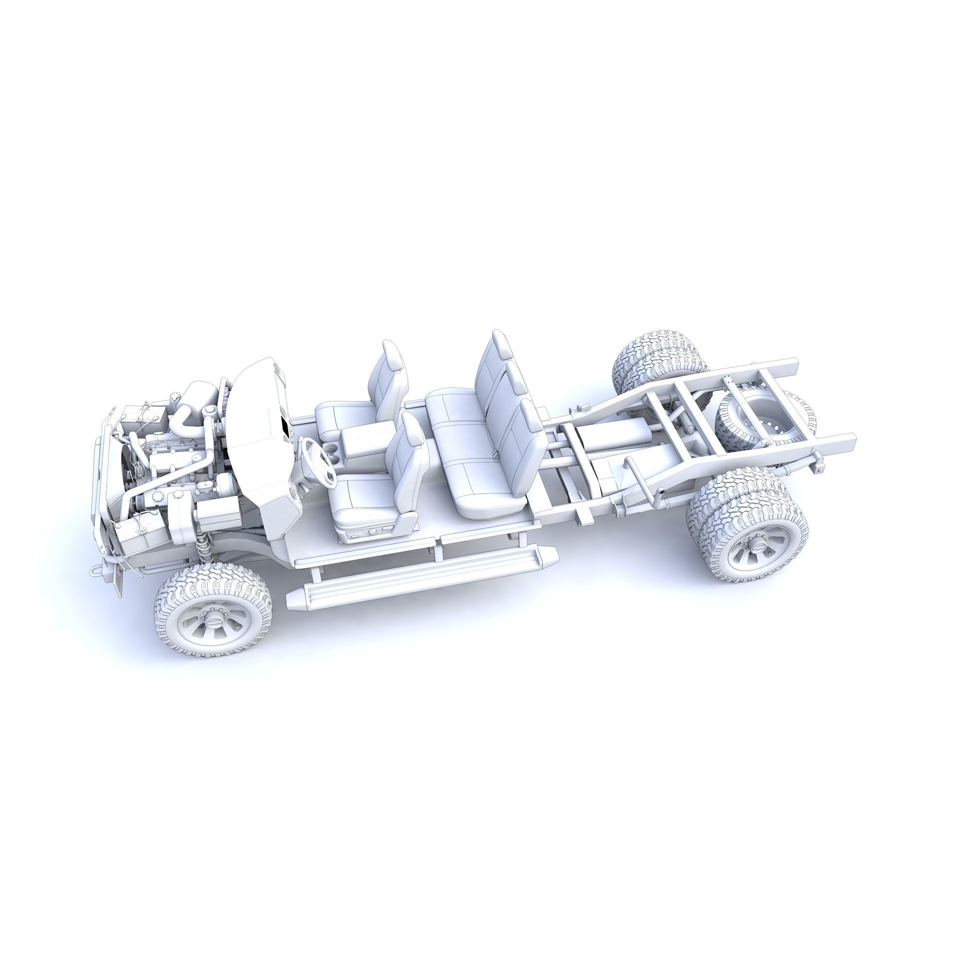 F250 XL Super Duty 2009 - High-Detail 3D Model - View 27