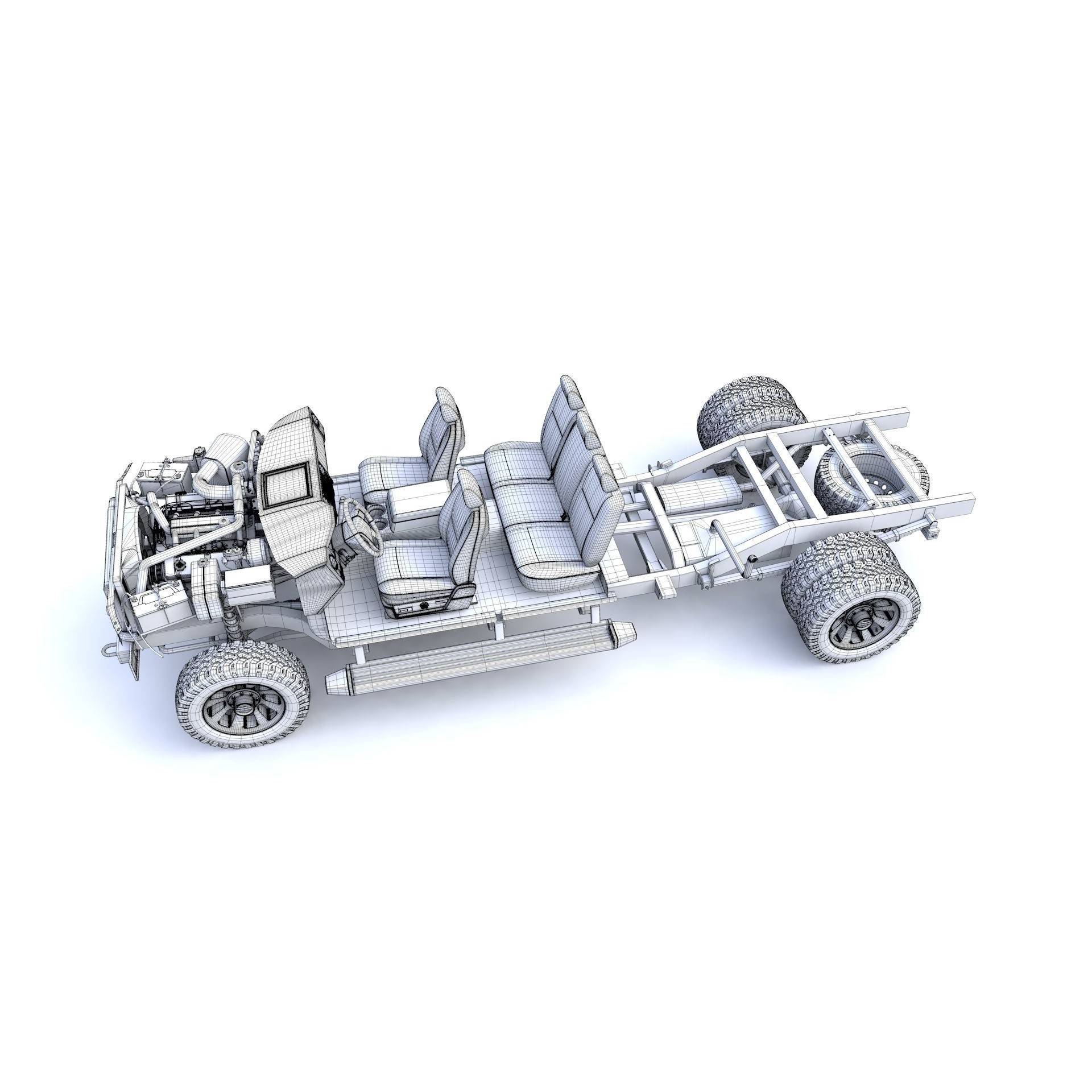 F250 XL Super Duty 2009 - High-Detail 3D Model - View 28