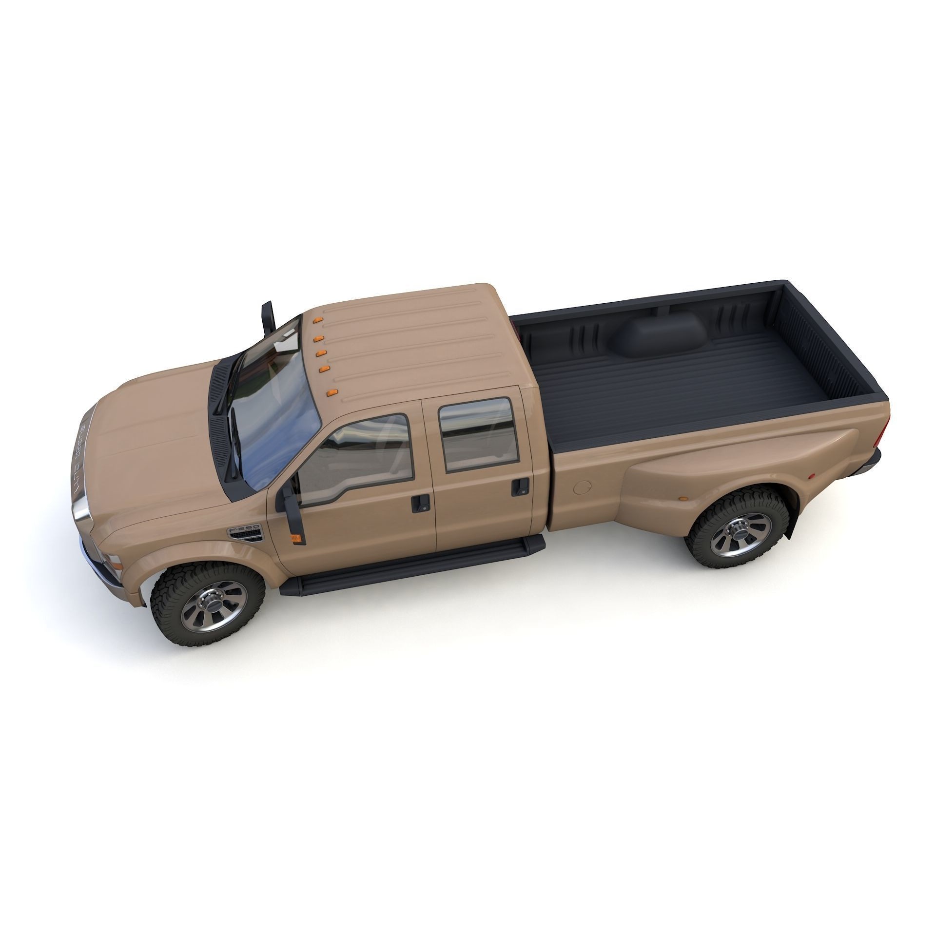 F250 XL Super Duty 2009 - High-Detail 3D Model - View 7